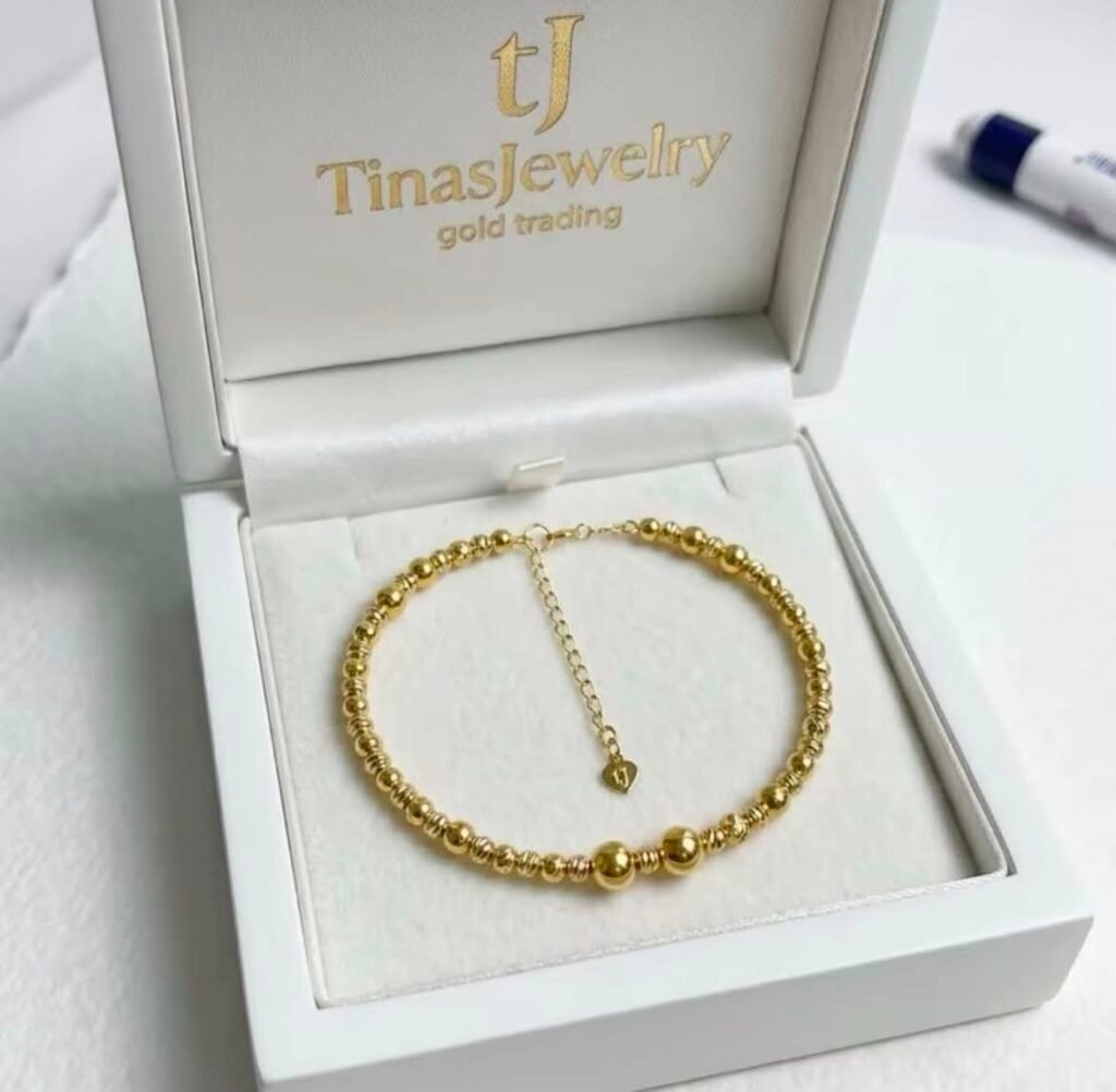 TJ Pawnable Bubble Bangle Bracelet 7 inches adjustable