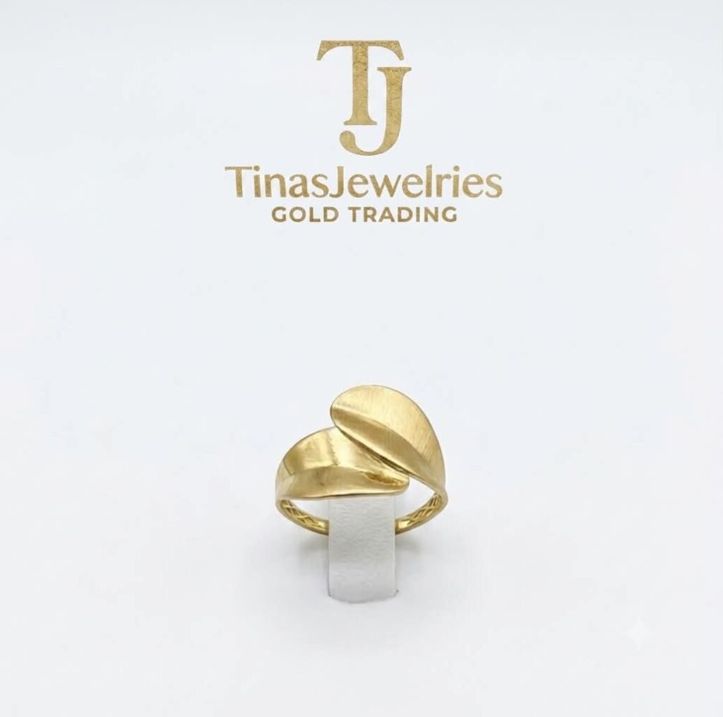 TJ18K Premium Pawnable leaf rings